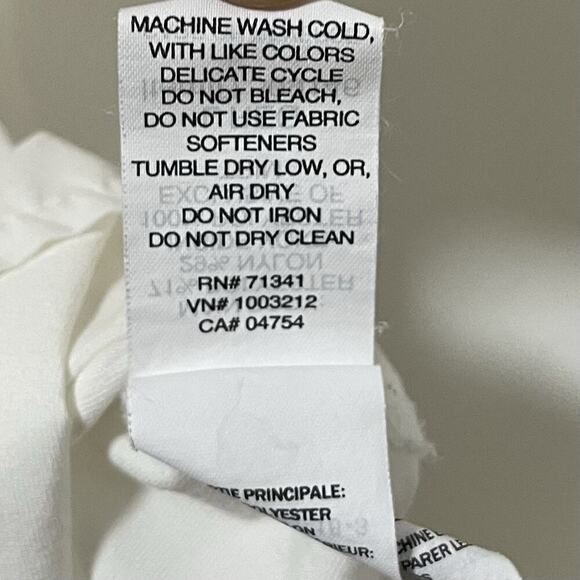 LL Bean Womens Tropicwear Button Down Long Sleeve Shirt Size L White UPF 50+ - Picture 9 of 10